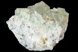 Blue-Green, Cubic Fluorite Crystal Cluster - Morocco #98988-2
